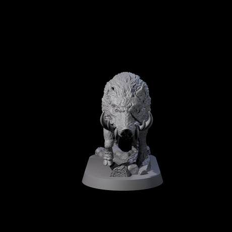 Romping Wild Boar Miniature for Dungeons and Dragons, Pathfinder or other TTRPGs