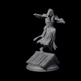 Roof Running Female Assassin Miniature for Dungeons and Dragons, Pathfinder or other TTRPGs