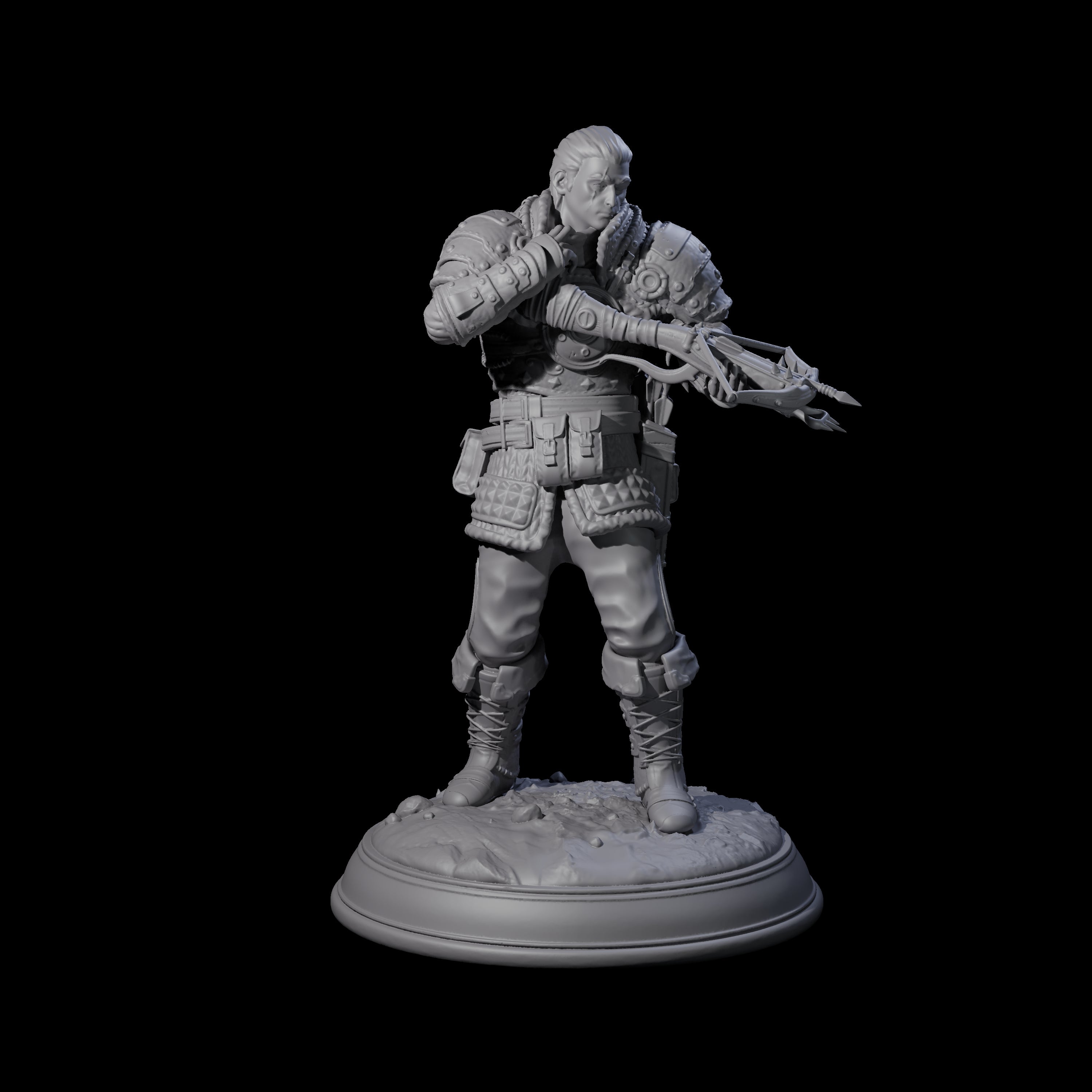 Rooftop Assassin A Miniature for Dungeons and Dragons, Pathfinder or other TTRPGs