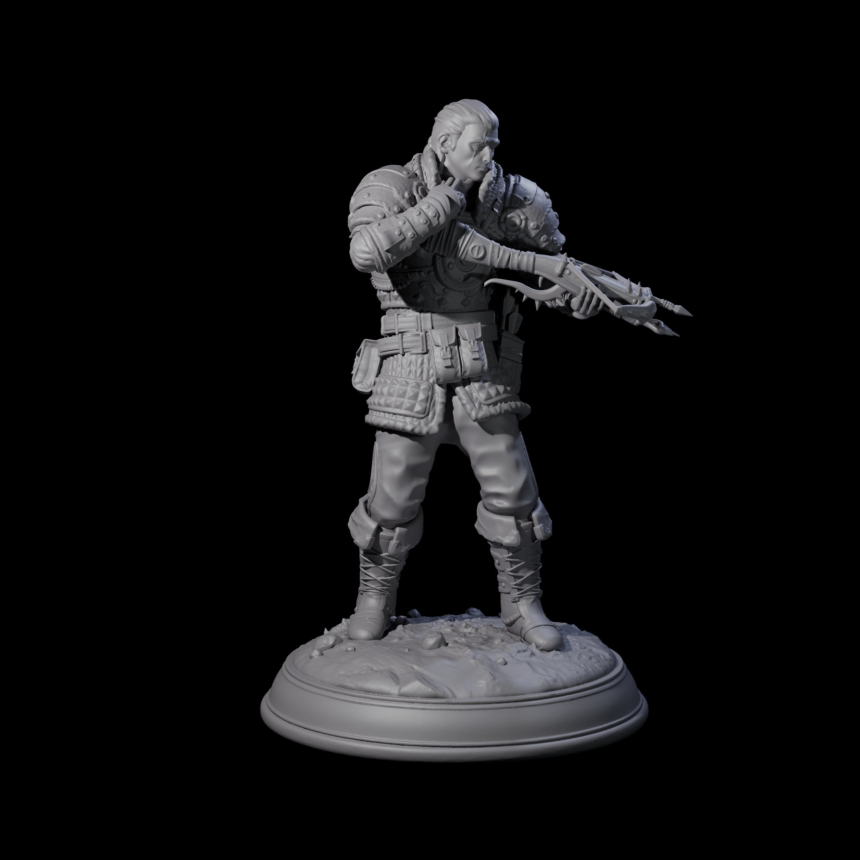 Rooftop Assassin A Miniature for Dungeons and Dragons, Pathfinder or other TTRPGs