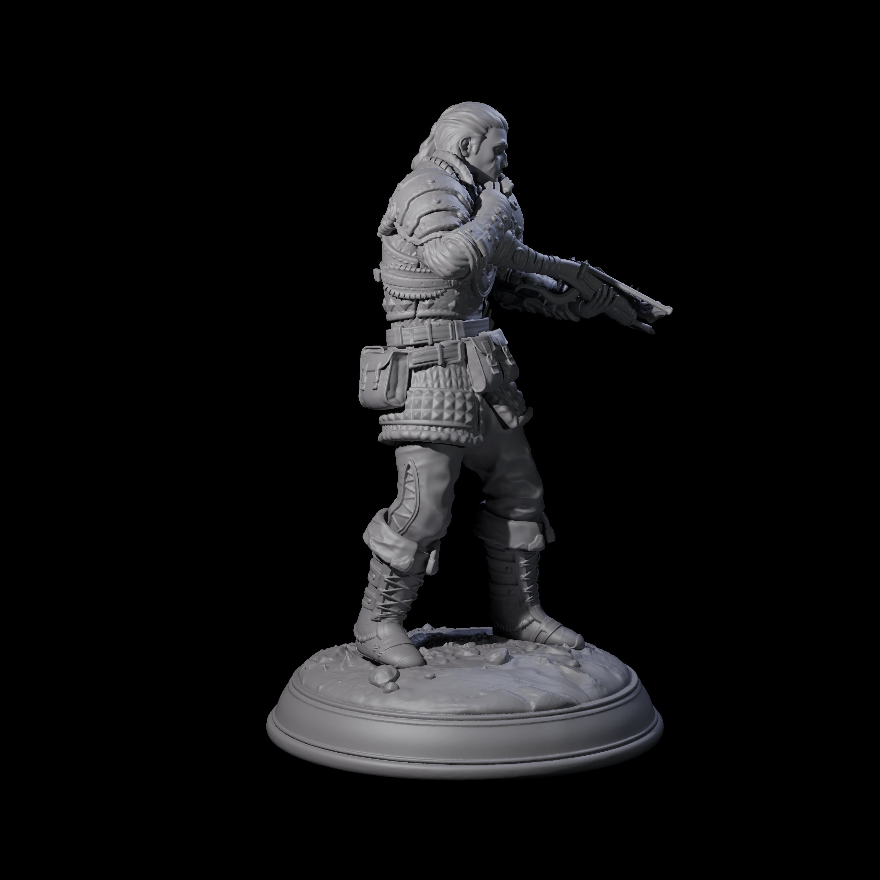 Rooftop Assassin A Miniature for Dungeons and Dragons, Pathfinder or other TTRPGs