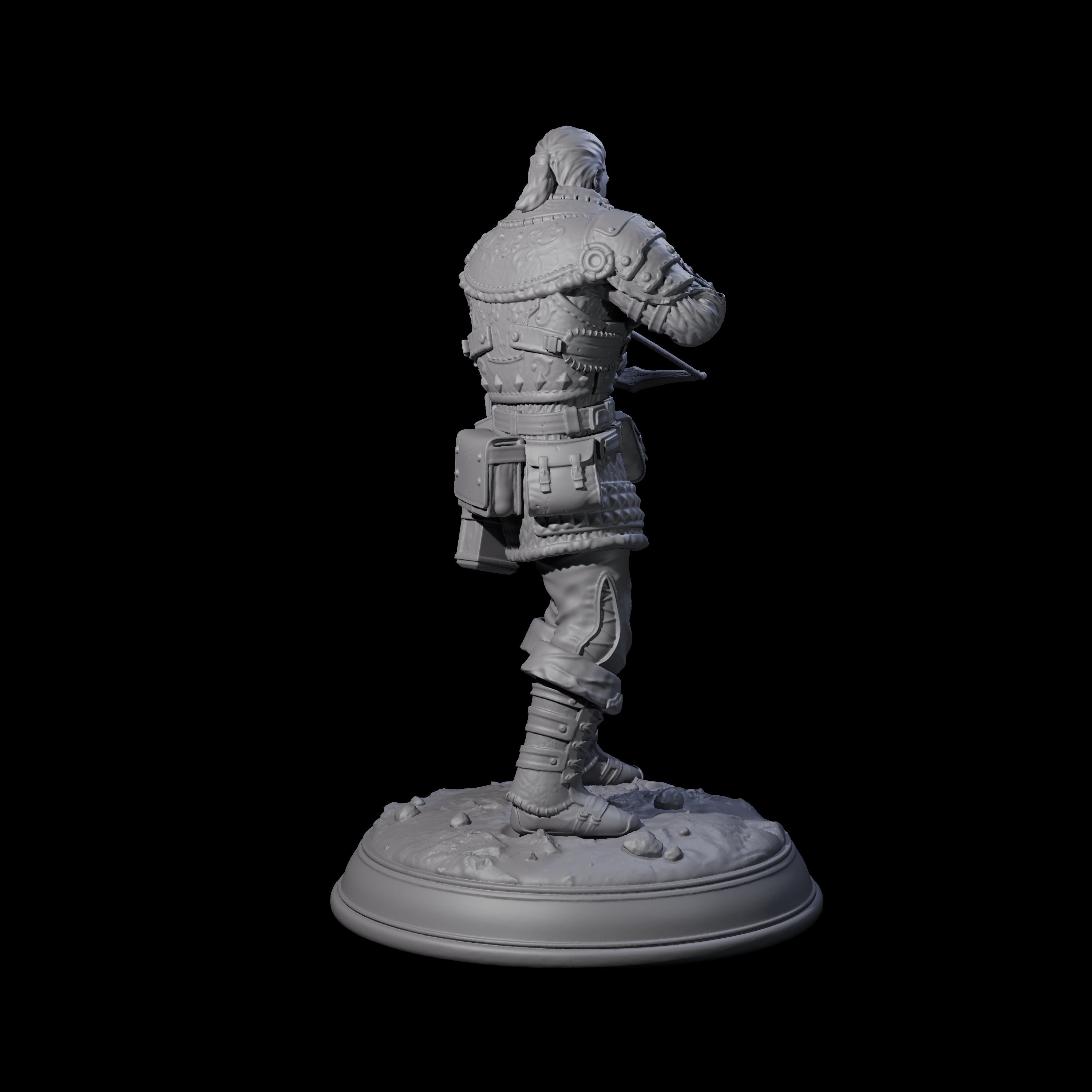 Rooftop Assassin A Miniature for Dungeons and Dragons, Pathfinder or other TTRPGs