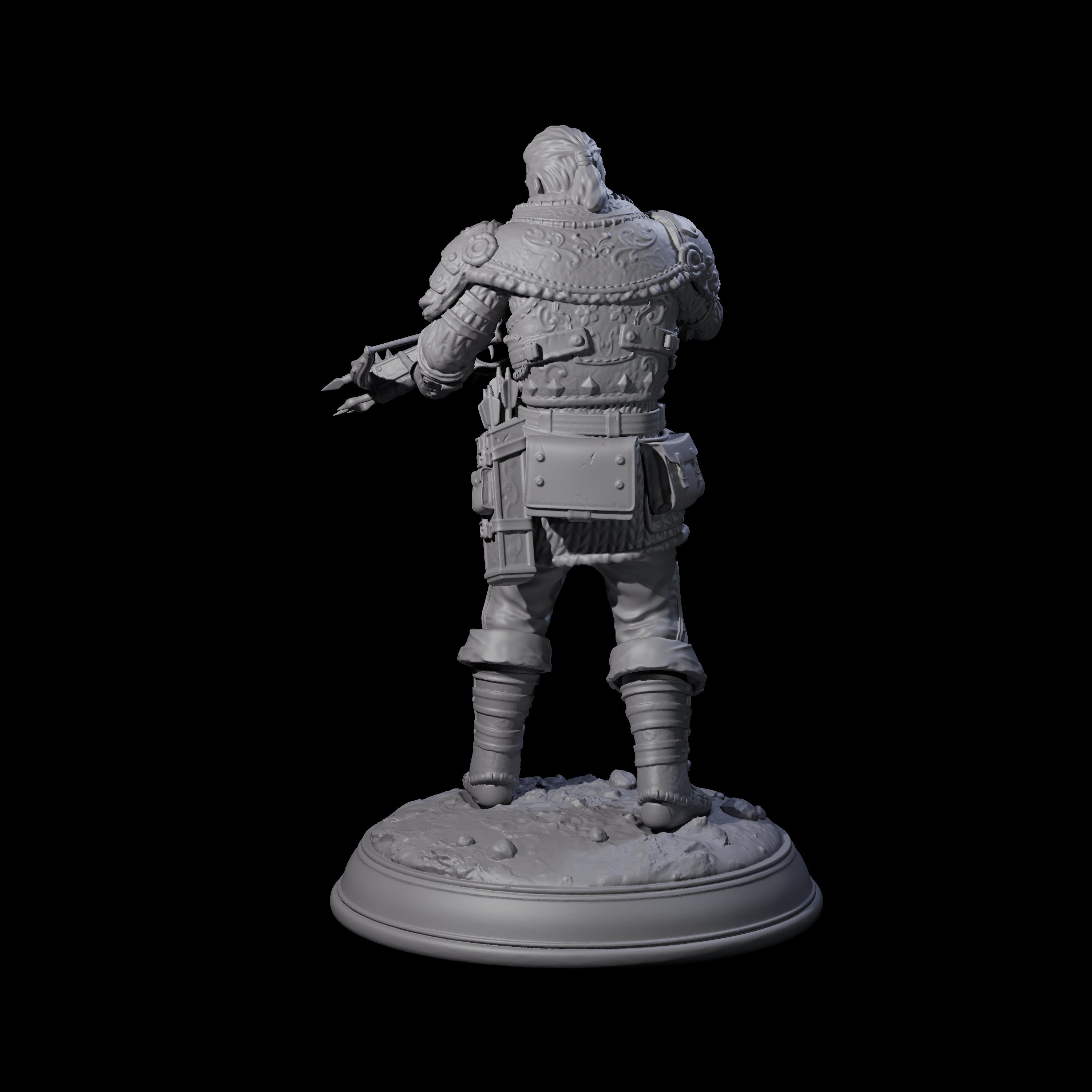 Rooftop Assassin A Miniature for Dungeons and Dragons, Pathfinder or other TTRPGs