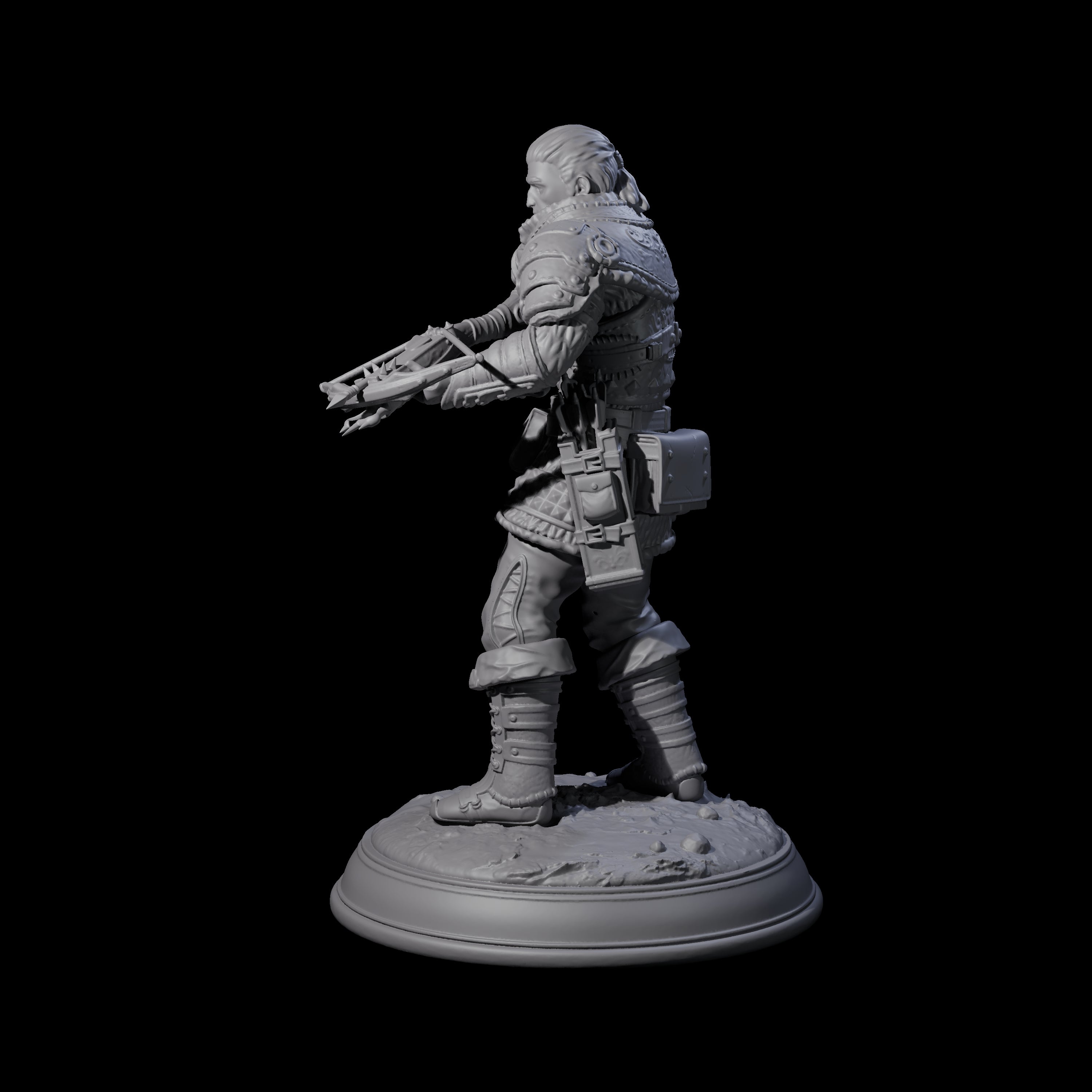 Rooftop Assassin A Miniature for Dungeons and Dragons, Pathfinder or other TTRPGs