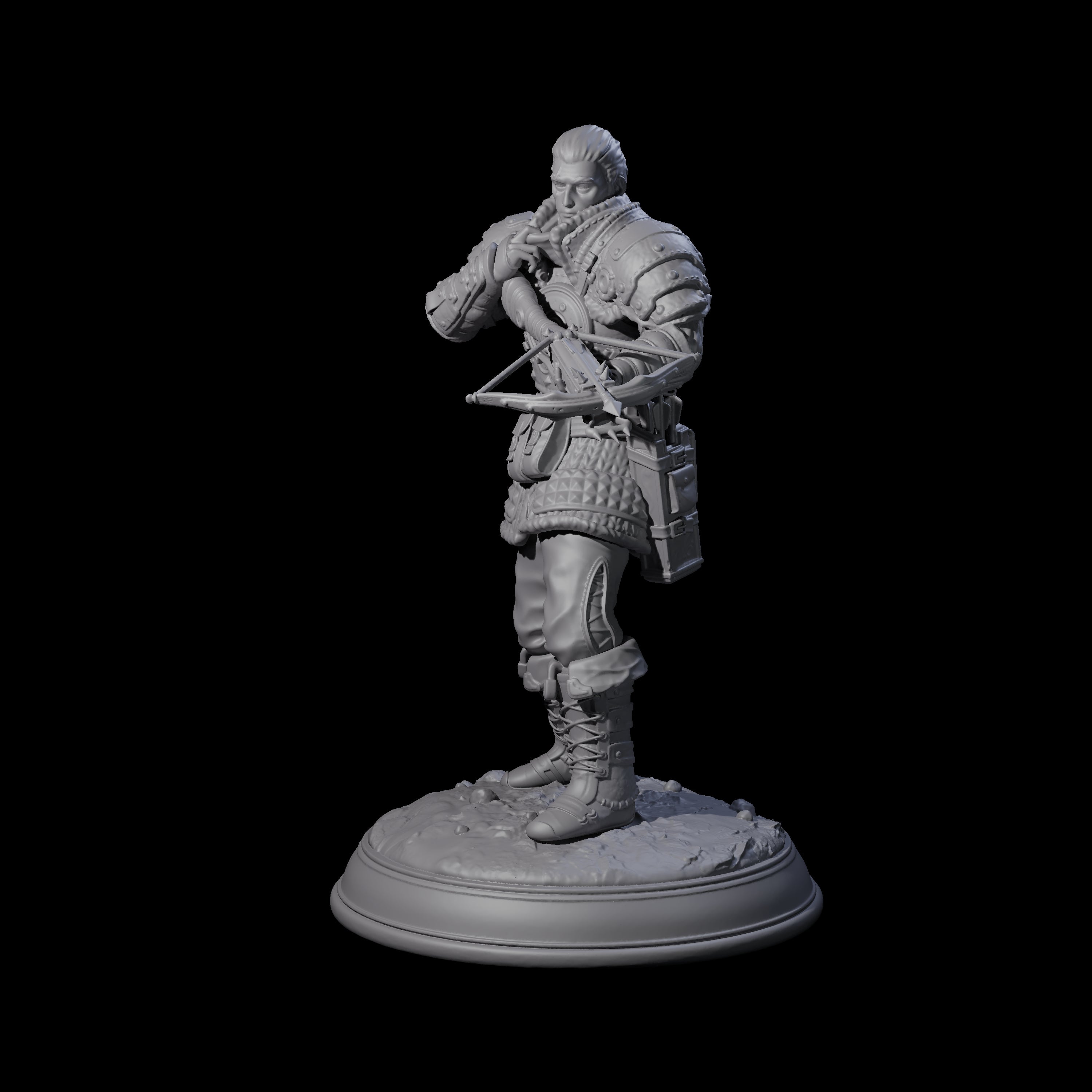 Rooftop Assassin A Miniature for Dungeons and Dragons, Pathfinder or other TTRPGs