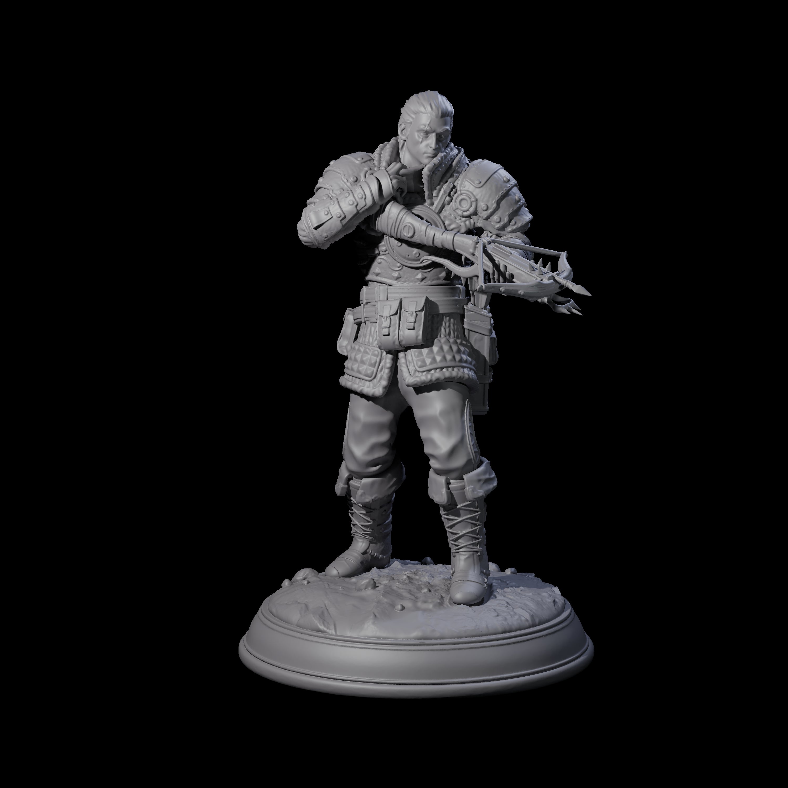 Rooftop Assassin A Miniature for Dungeons and Dragons, Pathfinder or other TTRPGs