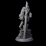 Rooftop Assassin B Miniature for Dungeons and Dragons, Pathfinder or other TTRPGs