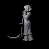 Rosalia - Resting Farm Hand Miniature for Dungeons and Dragons, Pathfinder or other TTRPGs