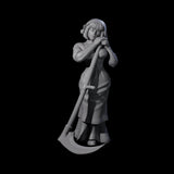 Rosalia - Resting Farm Hand Miniature for Dungeons and Dragons, Pathfinder or other TTRPGs