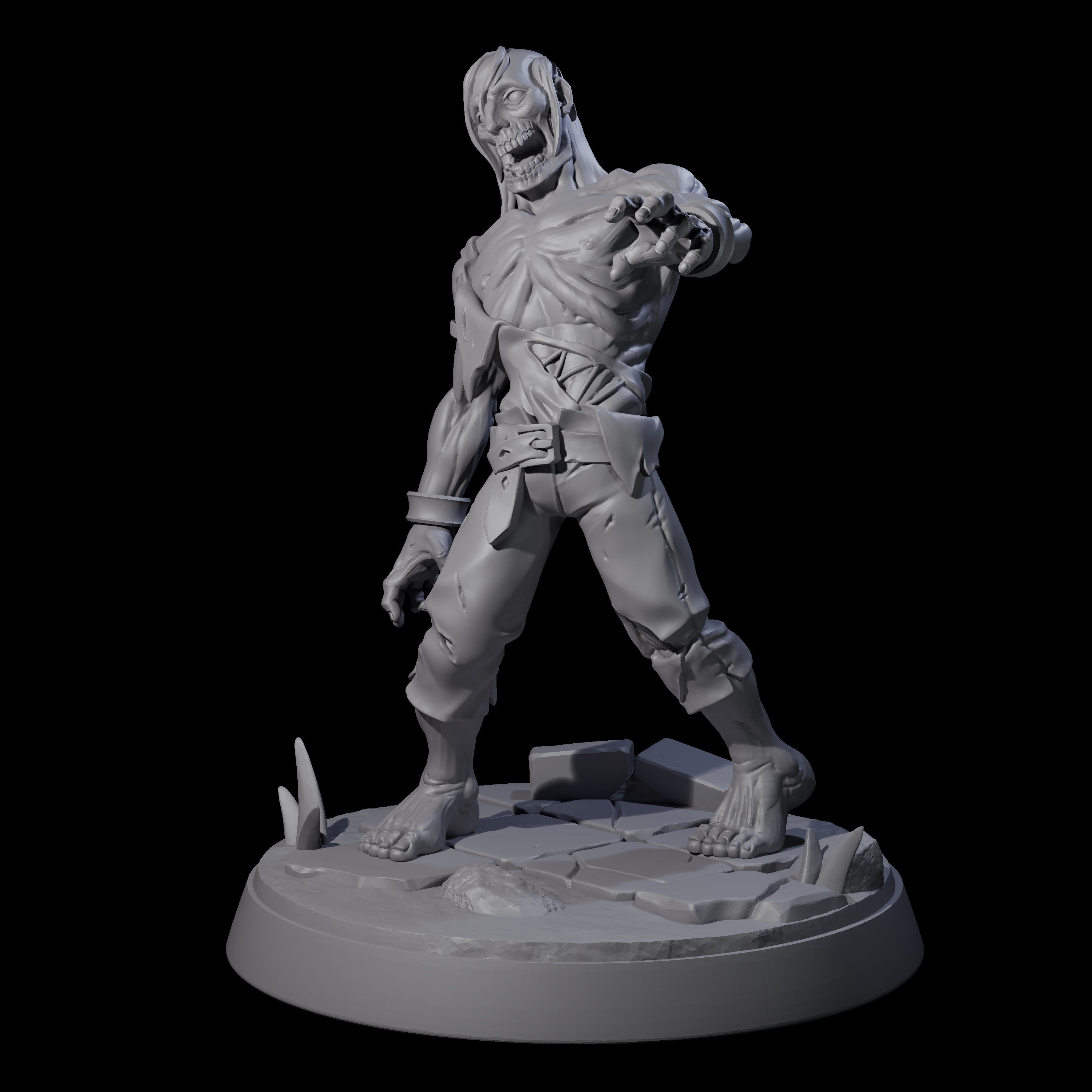 Rotten And Stinking Zombie Horror A Miniature for Dungeons and Dragons, Pathfinder or other TTRPGs