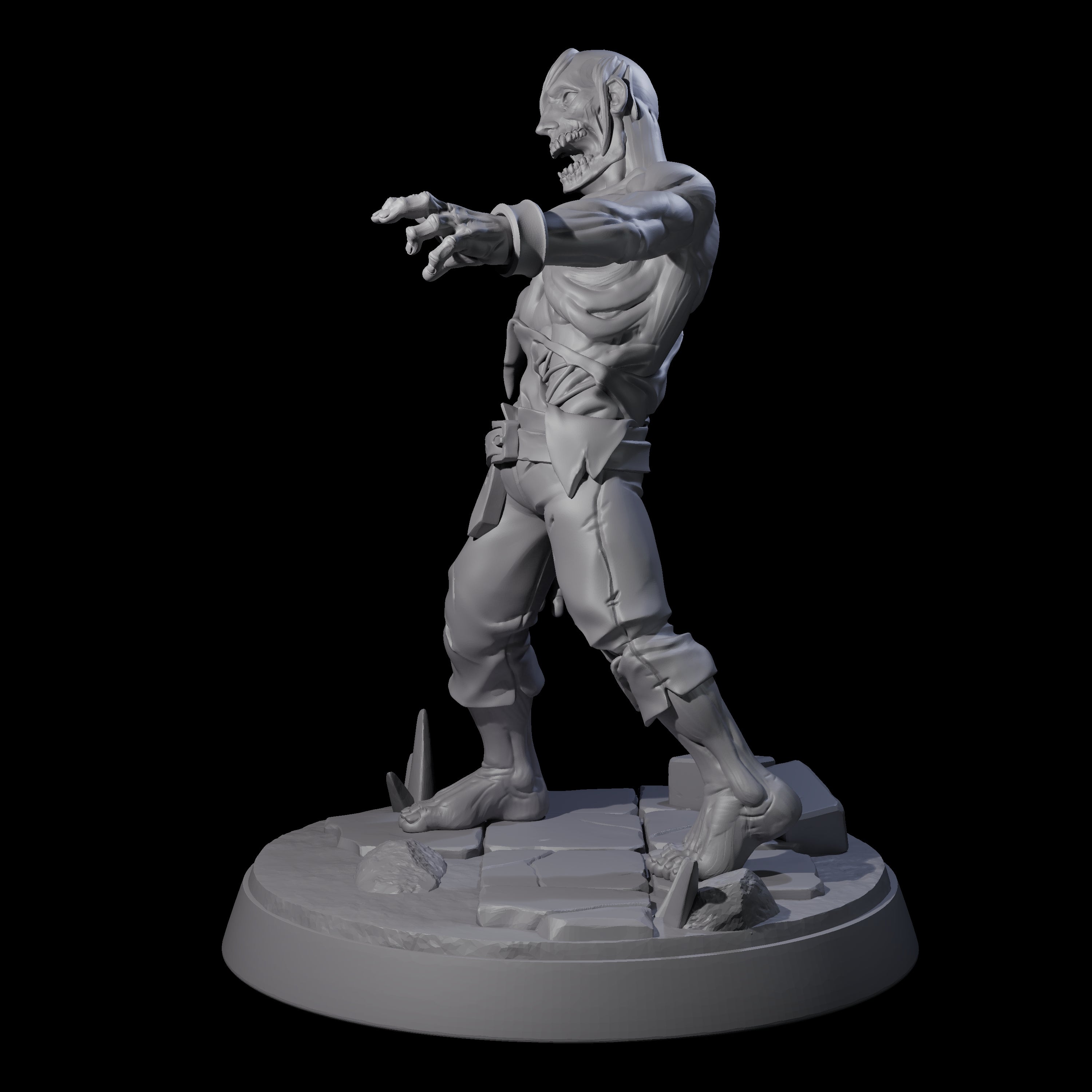 Rotten And Stinking Zombie Horror A Miniature for Dungeons and Dragons, Pathfinder or other TTRPGs
