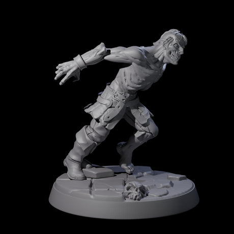 Rotten And Stinking Zombie Horror D Miniature for Dungeons and Dragons, Pathfinder or other TTRPGs