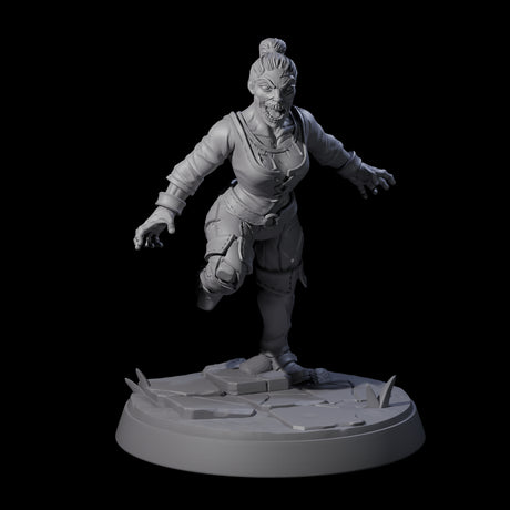 Rotten And Stinking Zombie Horror F Miniature for Dungeons and Dragons, Pathfinder or other TTRPGs