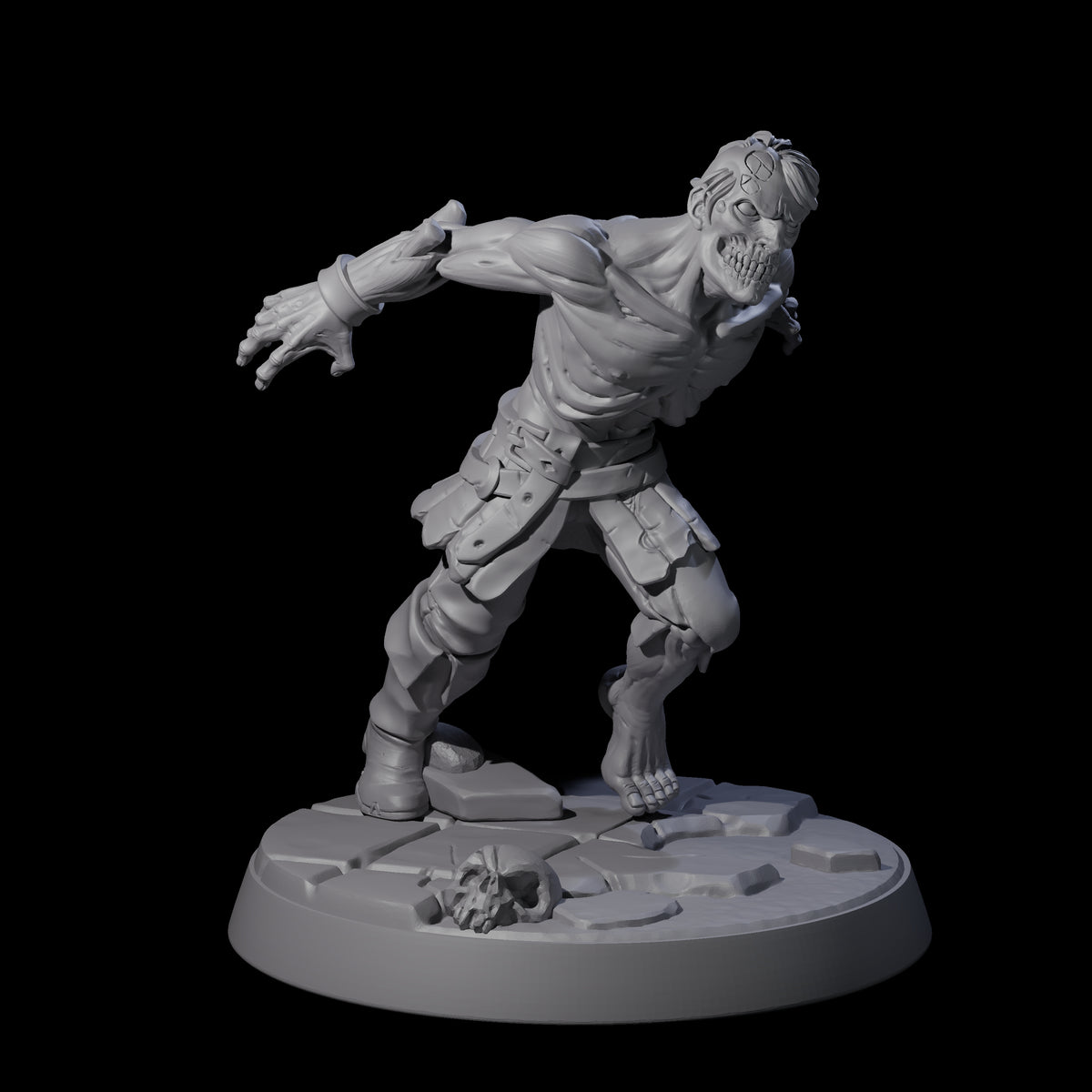 Rotten And Stinking Zombie Horrors Miniature for Dungeons and Dragons, Pathfinder or other TTRPGs