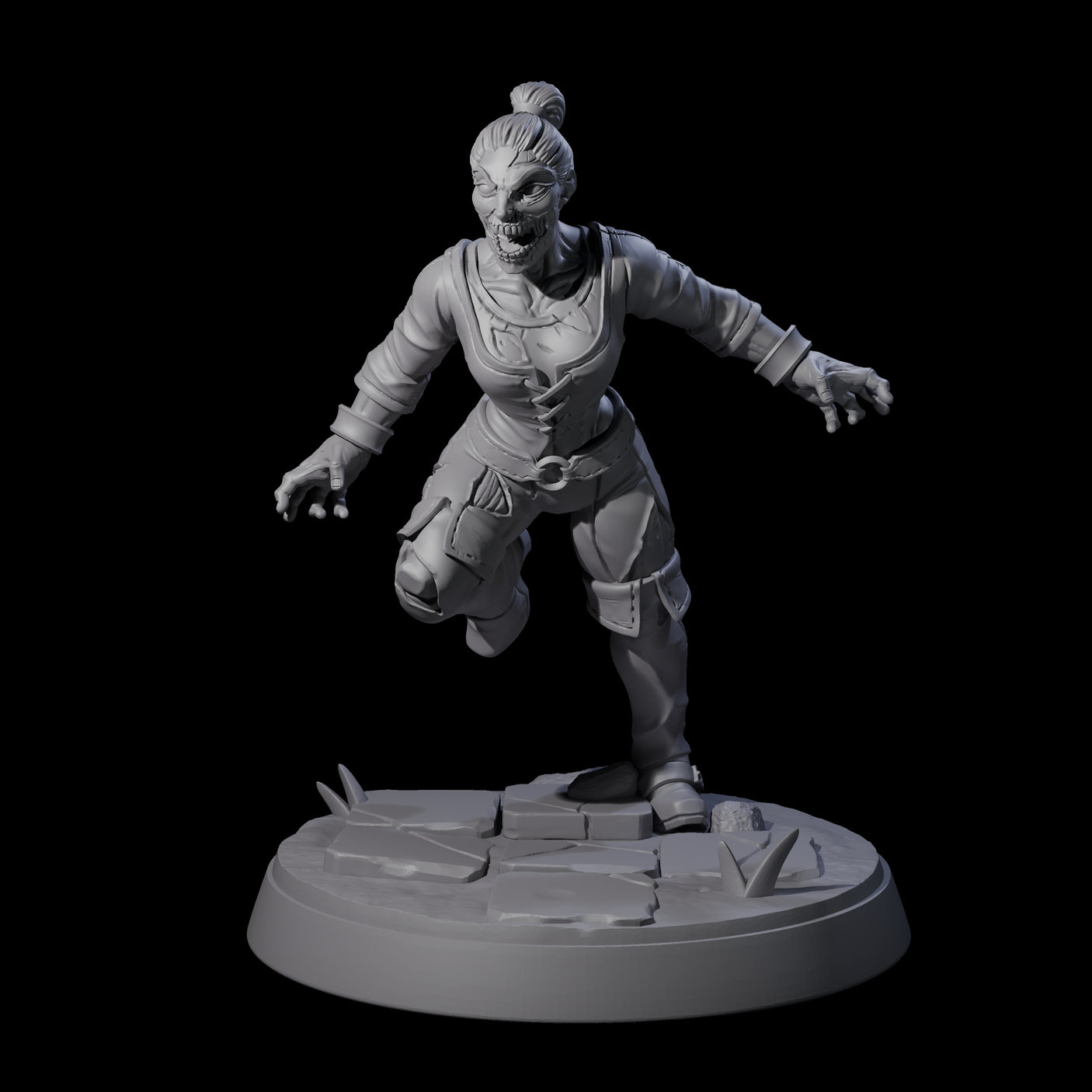 Rotten And Stinking Zombie Horrors Miniature for Dungeons and Dragons, Pathfinder or other TTRPGs