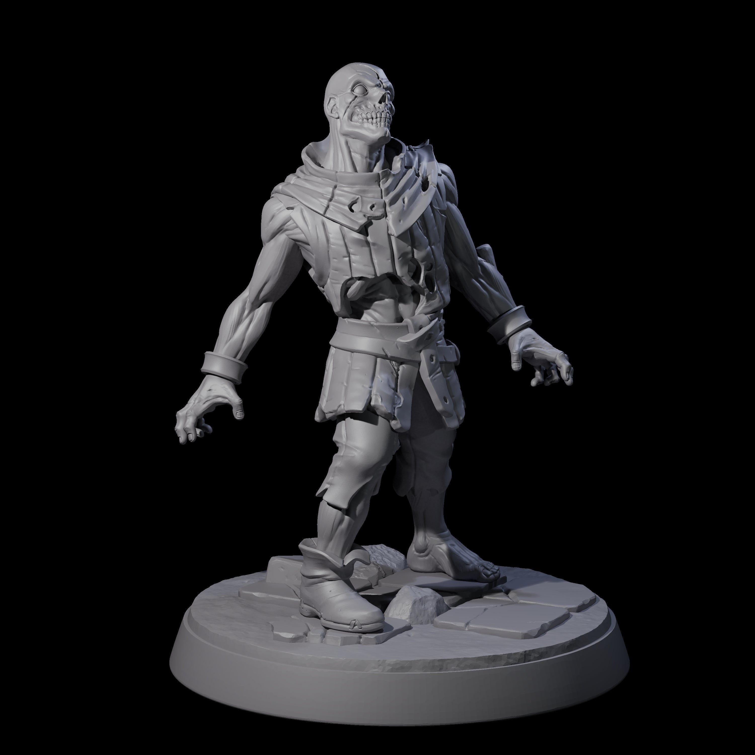 Rotten And Stinking Zombie Horrors Miniature for Dungeons and Dragons, Pathfinder or other TTRPGs