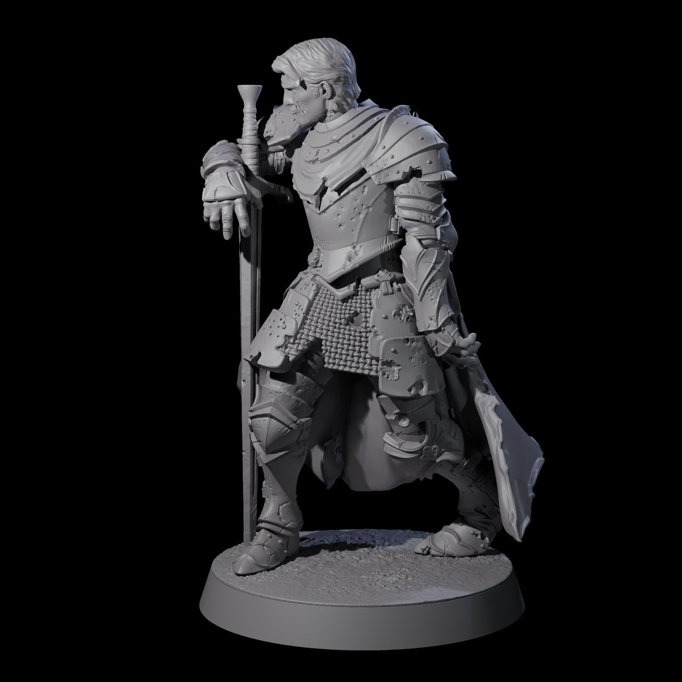 Rotting Prince A Miniature for Dungeons and Dragons, Pathfinder or other TTRPGs