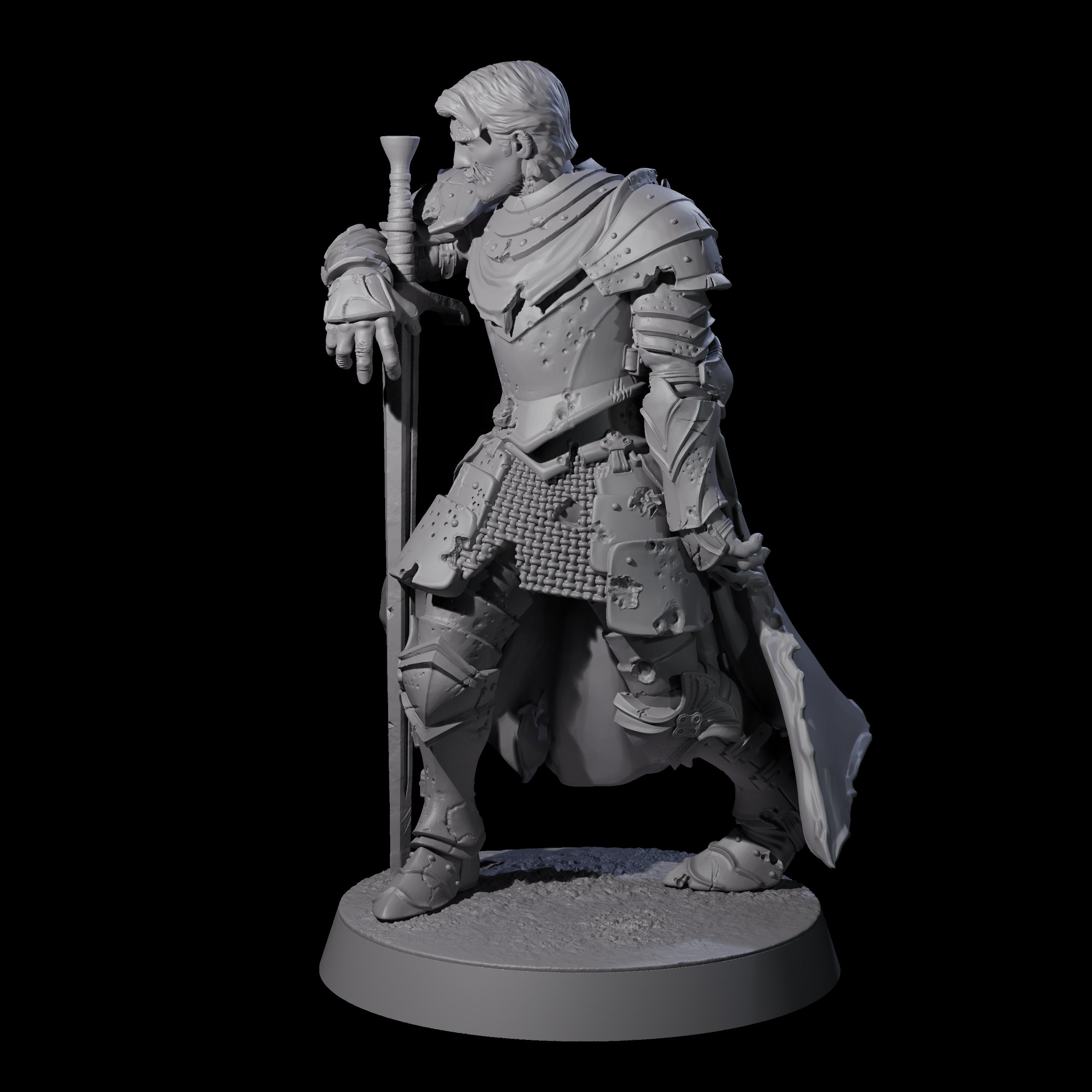 Rotting Prince A Miniature for Dungeons and Dragons, Pathfinder or other TTRPGs