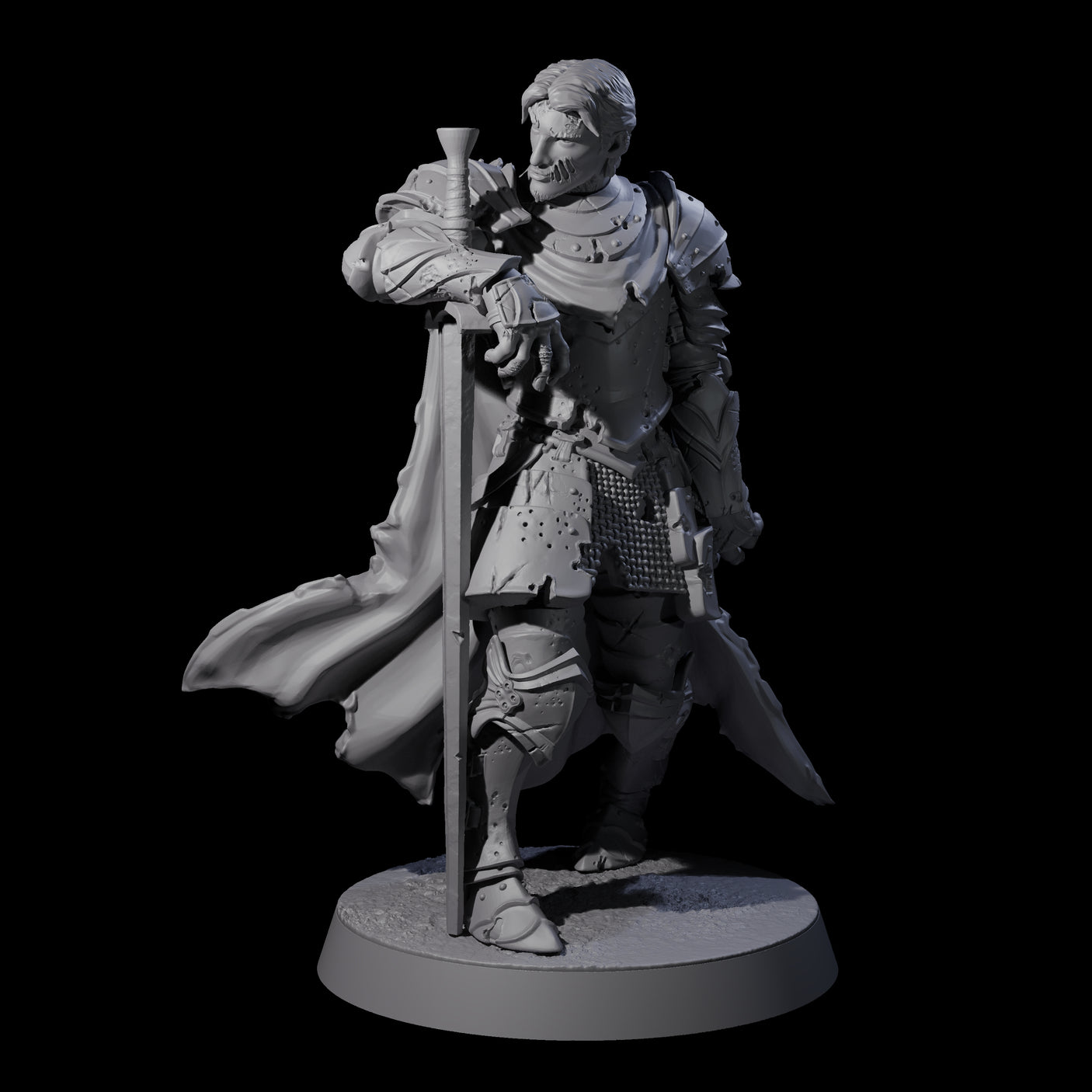 Rotting Prince A Miniature for Dungeons and Dragons, Pathfinder or other TTRPGs