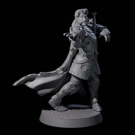 Rotting Prince B Miniature for Dungeons and Dragons, Pathfinder or other TTRPGs