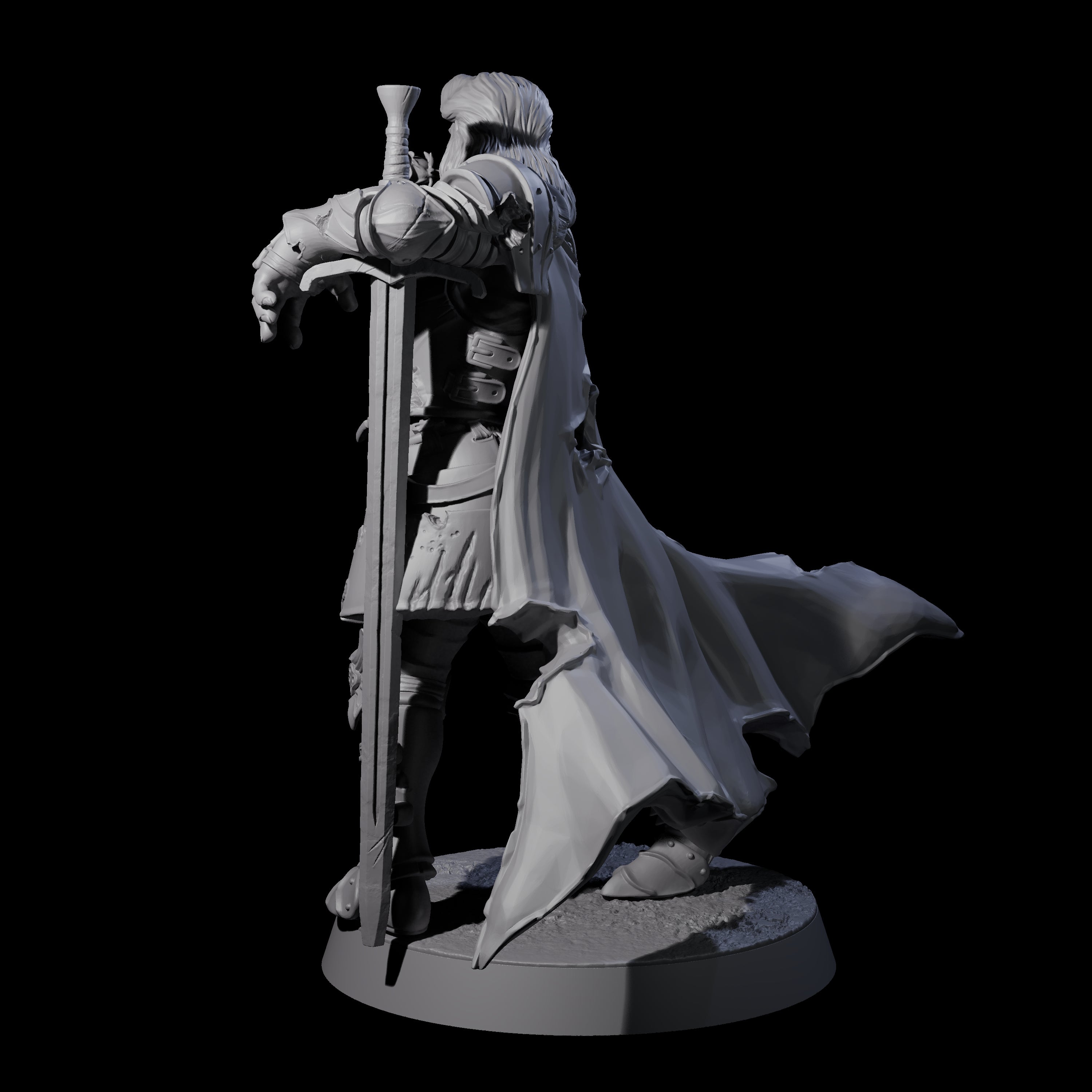 Rotting Prince B Miniature for Dungeons and Dragons, Pathfinder or other TTRPGs
