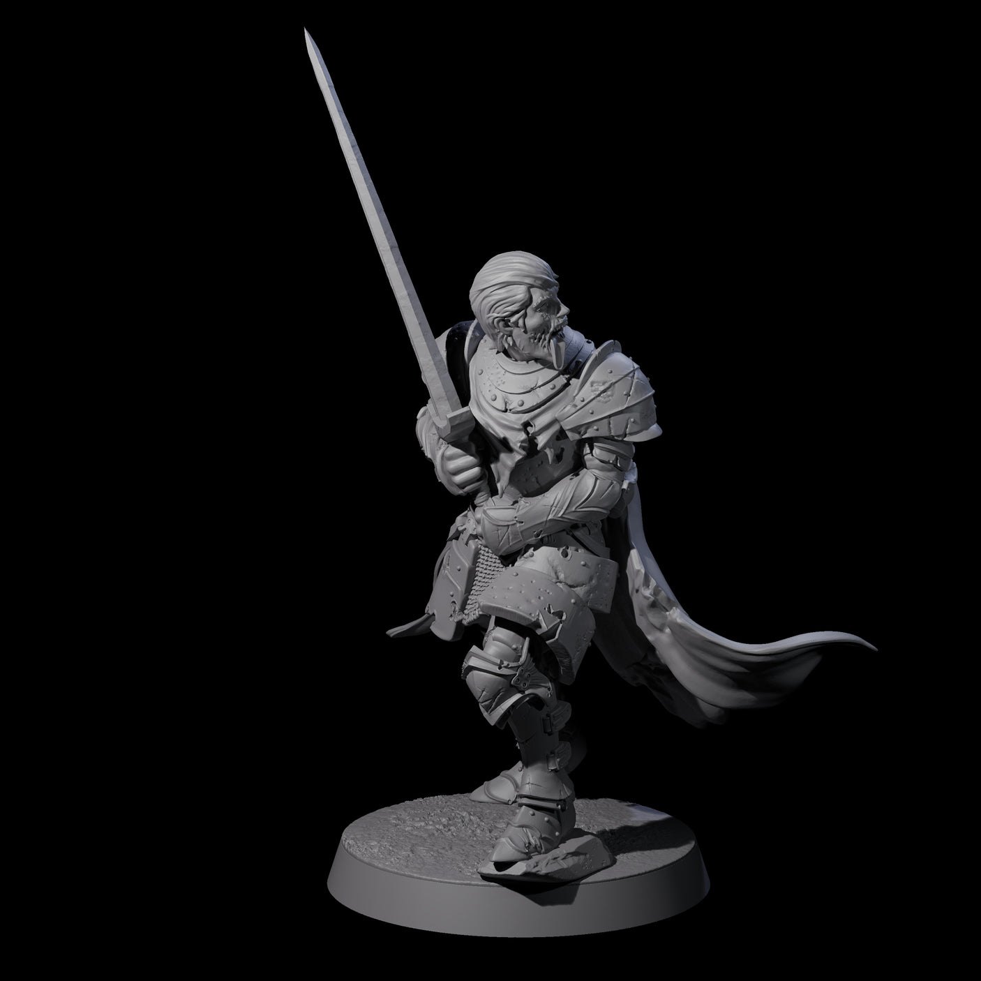 Rotting Prince C Miniature for Dungeons and Dragons, Pathfinder or other TTRPGs