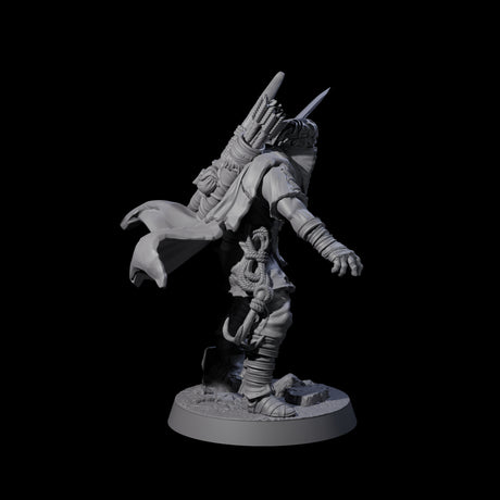 Rough Road Bandit A Miniature for Dungeons and Dragons, Pathfinder or other TTRPGs