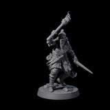 Rough Road Bandit B Miniature for Dungeons and Dragons, Pathfinder or other TTRPGs