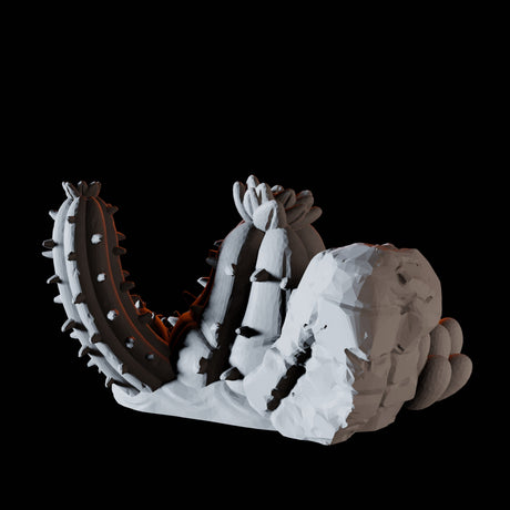 Round Cactus Miniature for Dungeons and Dragons, Pathfinder or other TTRPGs