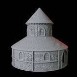 Round Church Dice Tower Miniature for Dungeons and Dragons, Pathfinder or other TTRPGs