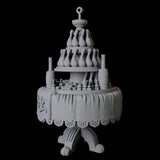 Round Feast Table Miniature for Dungeons and Dragons, Pathfinder or other TTRPGs