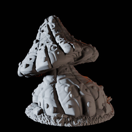 Rounded Mushroom Miniature for Dungeons and Dragons, Pathfinder or other TTRPGs