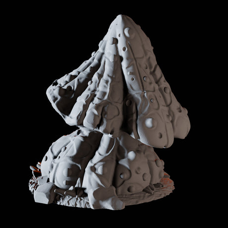 Rounded Mushroom Miniature for Dungeons and Dragons, Pathfinder or other TTRPGs