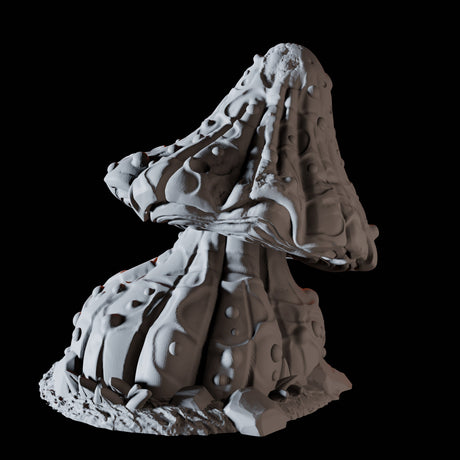 Rounded Mushroom Miniature for Dungeons and Dragons, Pathfinder or other TTRPGs