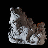 Rounded Rock Mushroom Miniature for Dungeons and Dragons, Pathfinder or other TTRPGs
