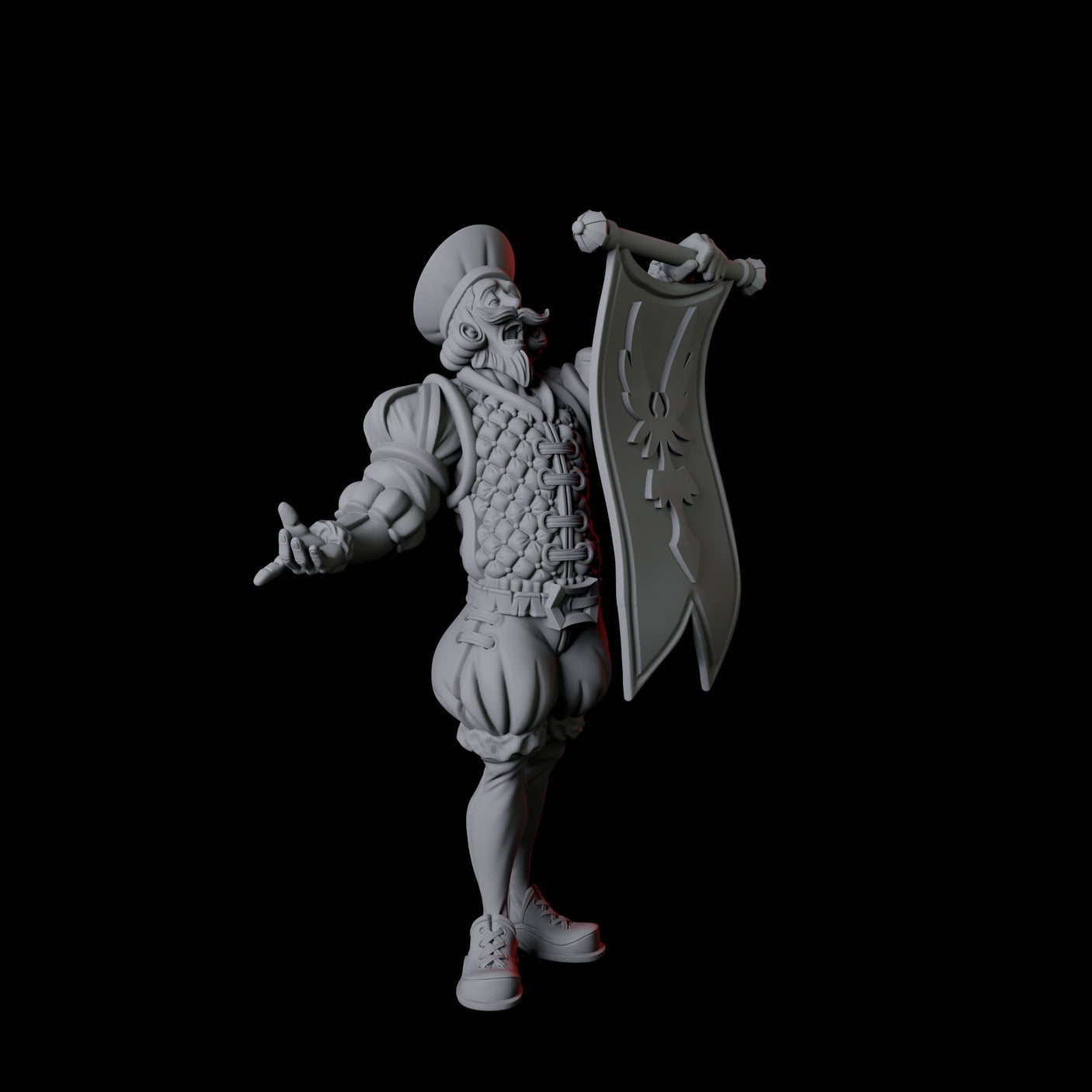 Royal Announcer Miniature for Dungeons and Dragons, Pathfinder or other TTRPGs