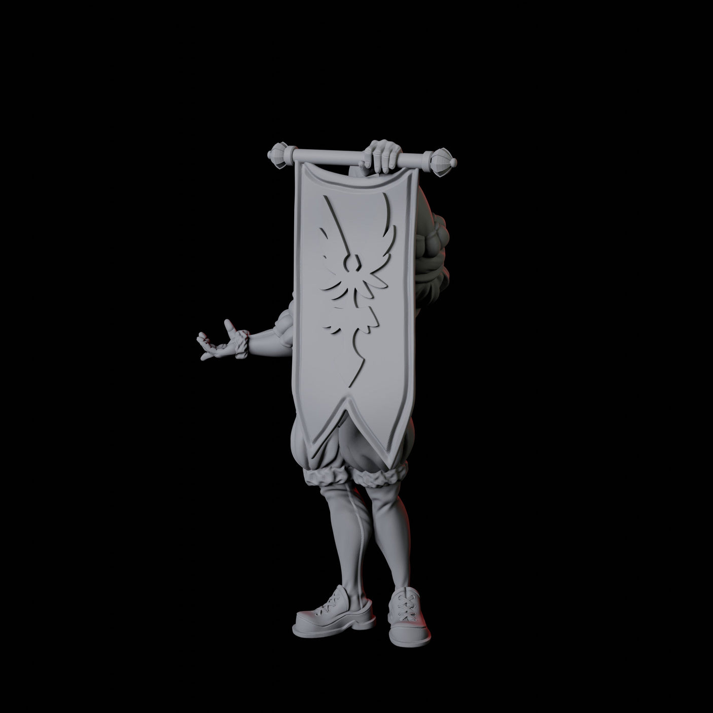 Royal Announcer Miniature for Dungeons and Dragons, Pathfinder or other TTRPGs