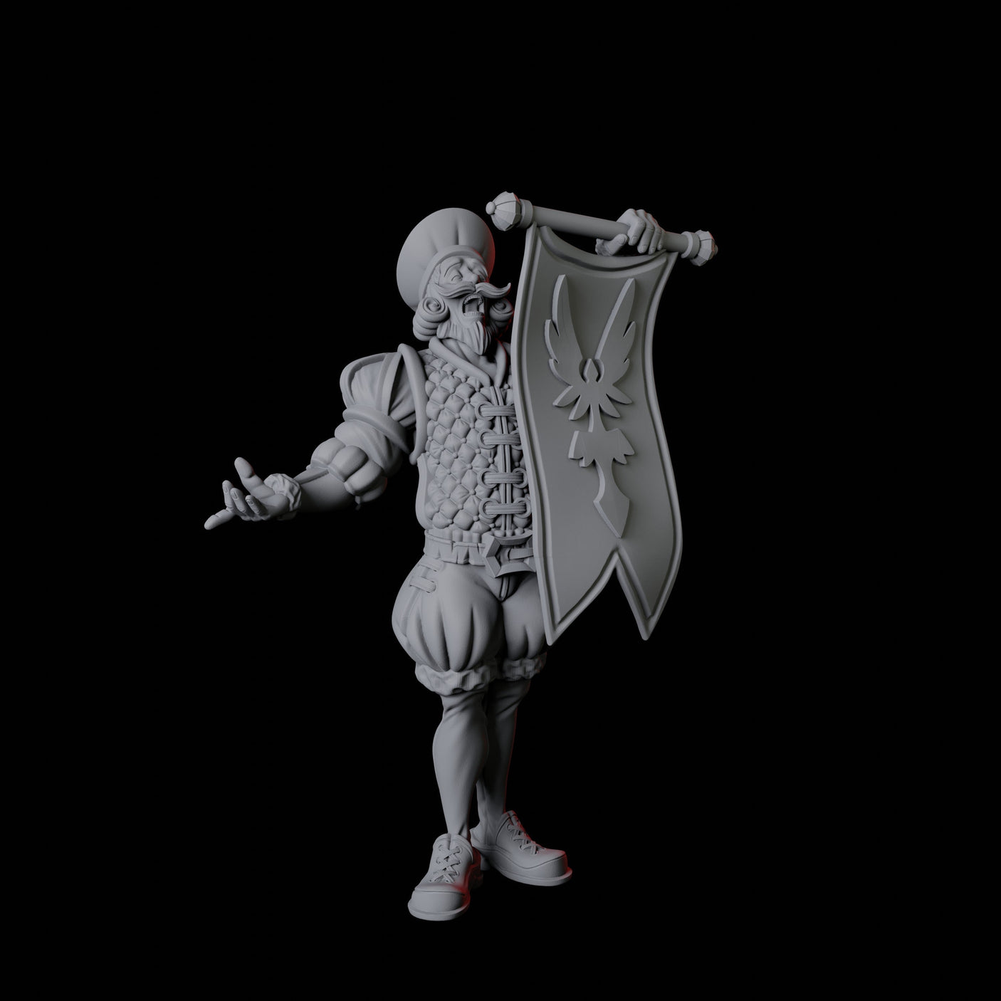 Royal Announcer Miniature for Dungeons and Dragons, Pathfinder or other TTRPGs