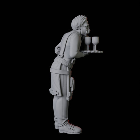 Royal Butler Miniature for Dungeons and Dragons, Pathfinder or other TTRPGs