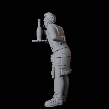 Royal Butler Miniature for Dungeons and Dragons, Pathfinder or other TTRPGs