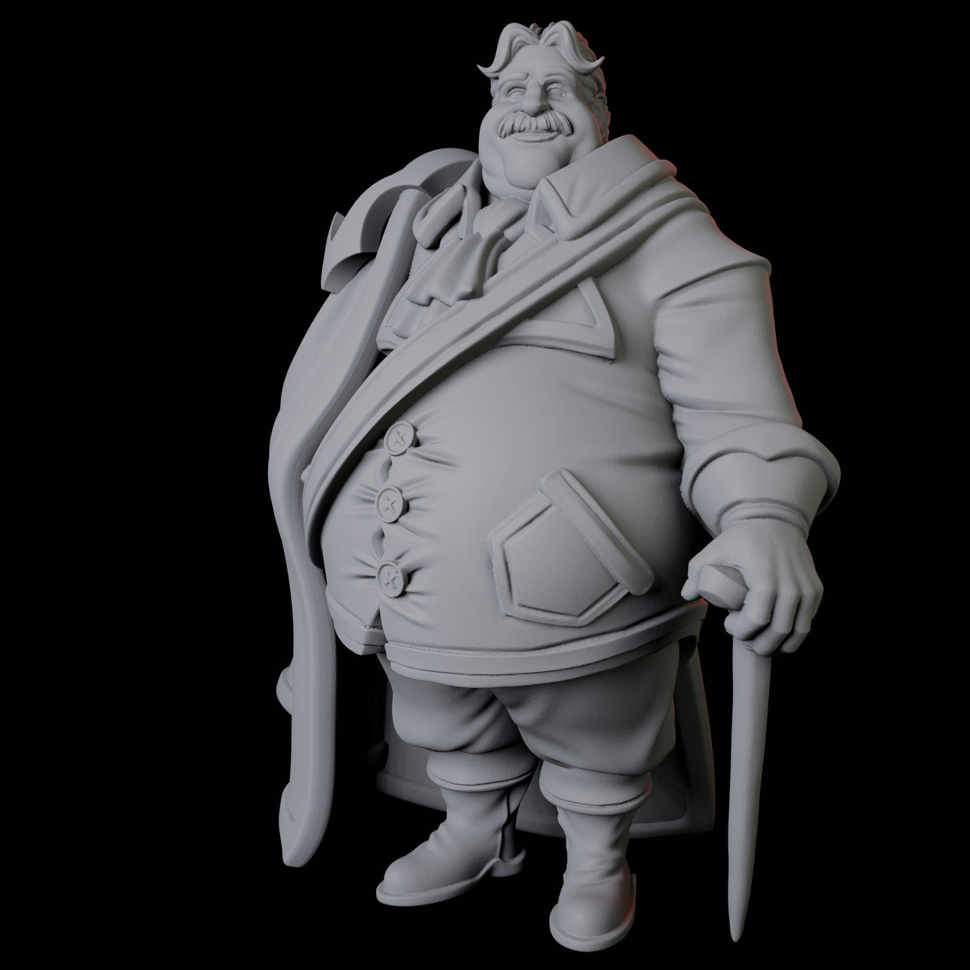 Royal Court Nobles Miniature for Dungeons and Dragons, Pathfinder or other TTRPGs