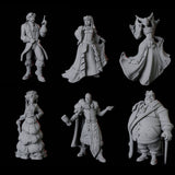 Royal Court Nobles Miniature for Dungeons and Dragons, Pathfinder or other TTRPGs