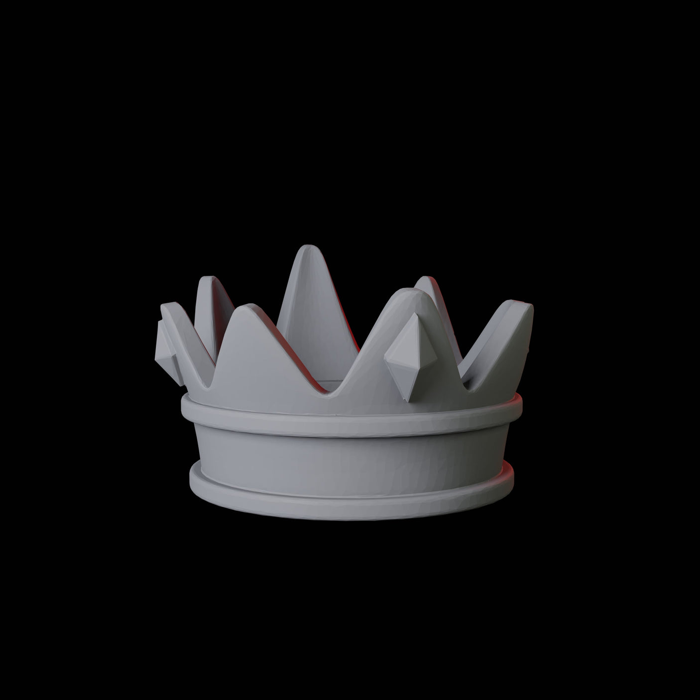 Royal Crown Miniature for Dungeons and Dragons, Pathfinder or other TTRPGs