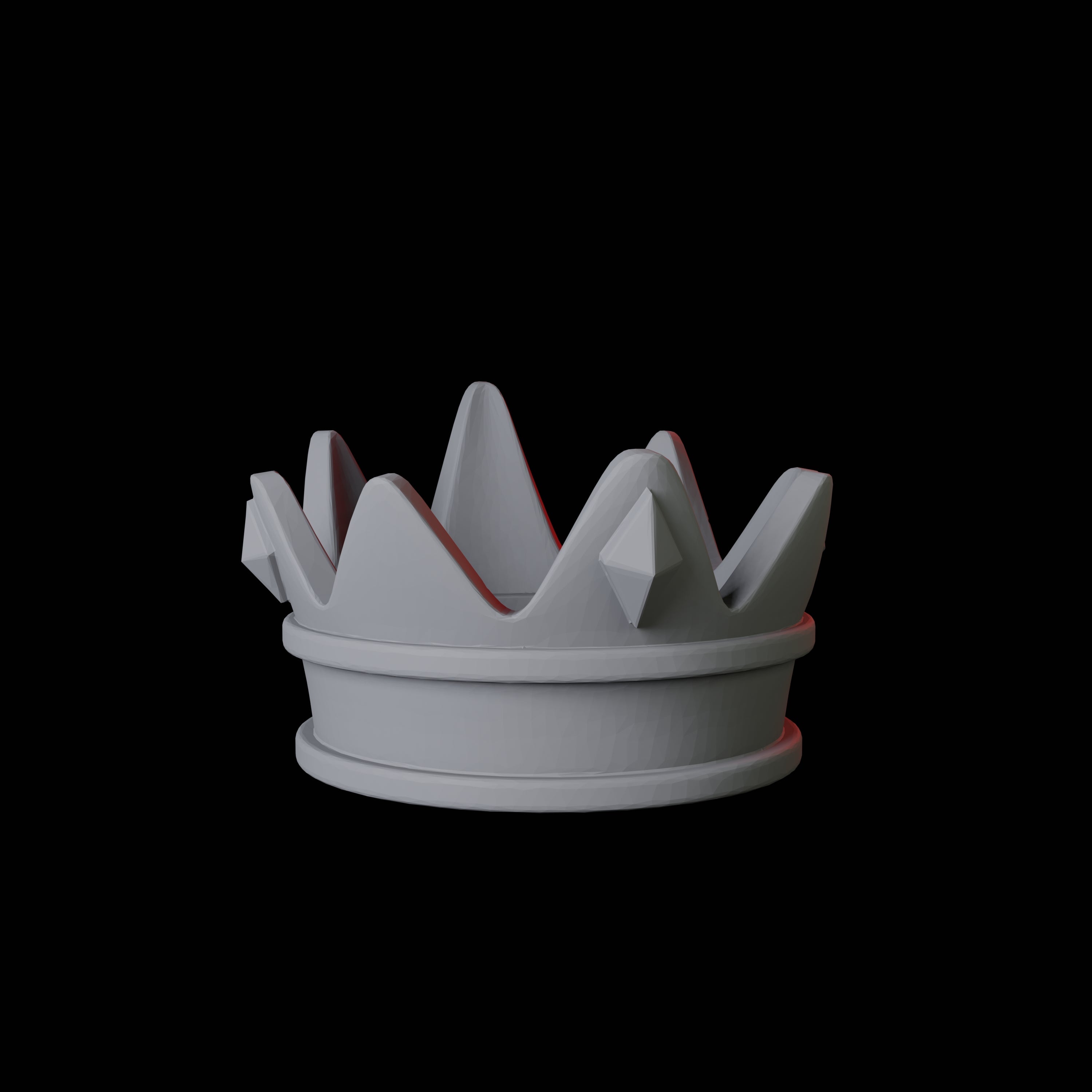 Royal Crown Miniature for Dungeons and Dragons, Pathfinder or other TTRPGs