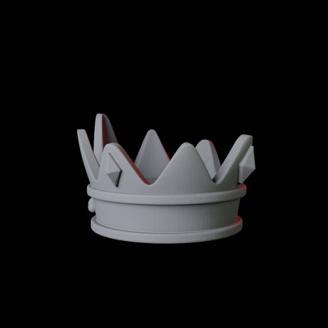 Royal Crown Miniature for Dungeons and Dragons, Pathfinder or other TTRPGs