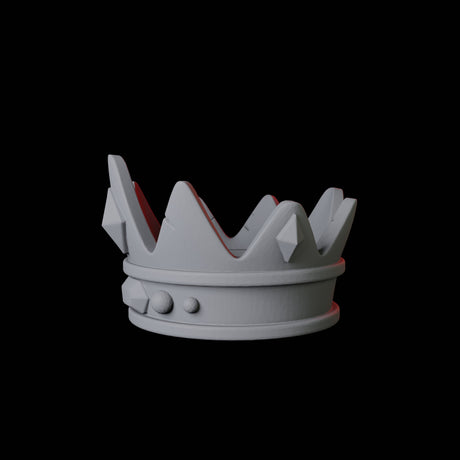 Royal Crown Miniature for Dungeons and Dragons, Pathfinder or other TTRPGs
