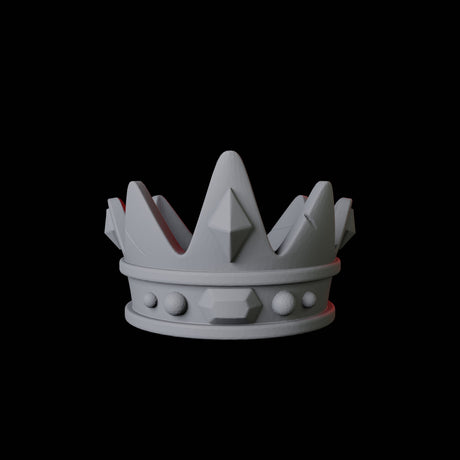 Royal Crown Miniature for Dungeons and Dragons, Pathfinder or other TTRPGs