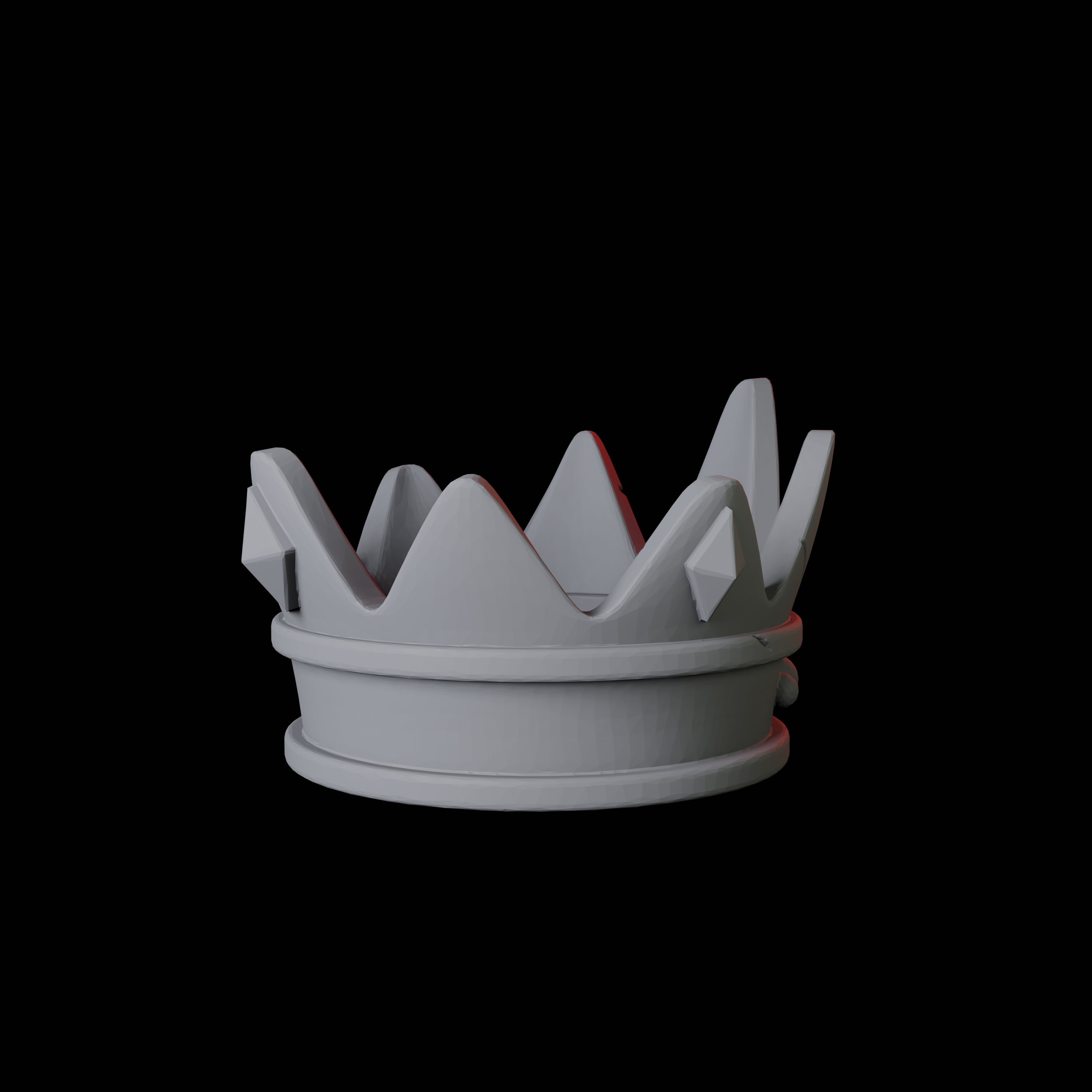 Royal Crown Miniature for Dungeons and Dragons, Pathfinder or other TTRPGs