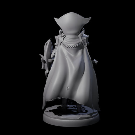 Royal Dark Elf Knight B Miniature for Dungeons and Dragons, Pathfinder or other TTRPGs