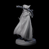 Royal Dark Elf Knight C Miniature for Dungeons and Dragons, Pathfinder or other TTRPGs